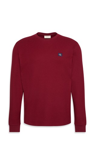 Majica dugih rukava s vafl teksturom