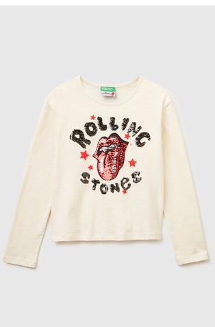 The Rolling Stones majica dugih rukava sa šljokicama