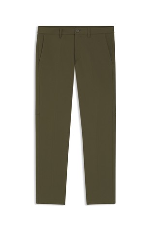 Slim-fit trousers in water-repellent stretch fabric