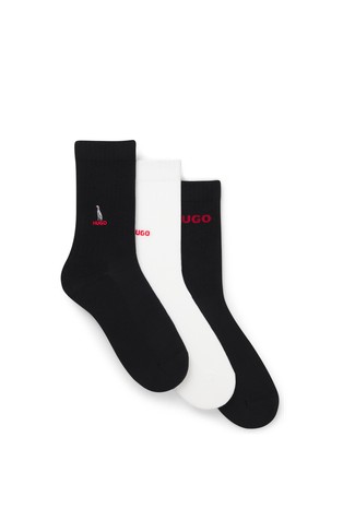 Paket od 3 para čarapa s izvezenim logotipom