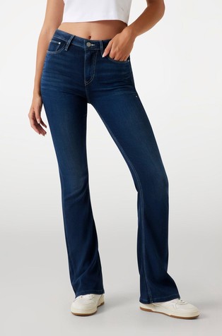 Sexy skinny jeans hlače sa zvonastim nogavicama