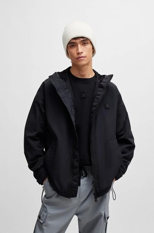 Vodoodbojna vjetrovka s kapuljačom i logotipom