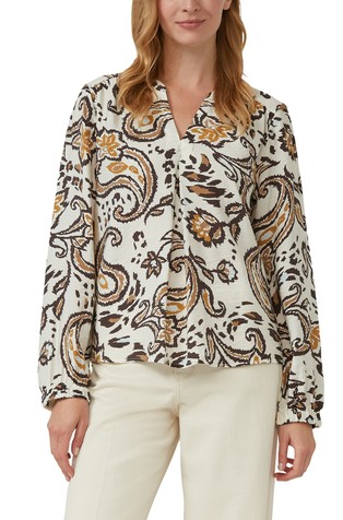 Strukturirana bluza s uzorkom