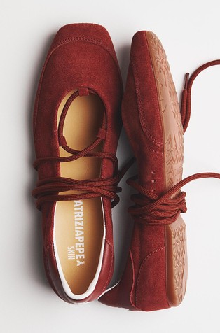 Dancing SKIN flats in suede