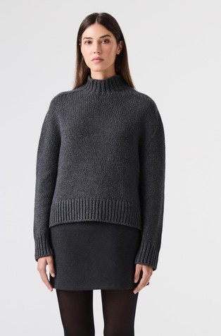 3D pleten pulover od mješavine vune