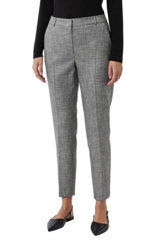 Cigarette fit hlače s meliranim uzorkom