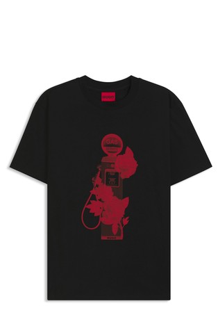 Relaxed fit cotton-jersey T-shirt with print