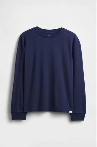 Relaxed majica dugih rukava za dječake