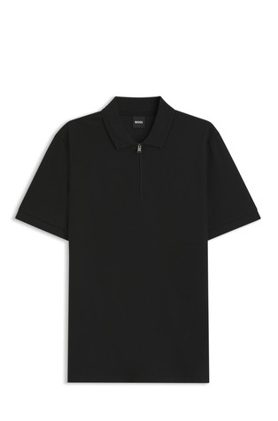 Polo majica od mješavine pamuka s djelomičnim kopčanjem