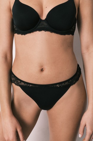 Tangice od mikrofibre i čipke