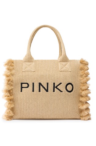 Beach logo tote torba od umjetne rafije