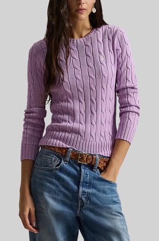 Strukturirano pleten pamučni pulover