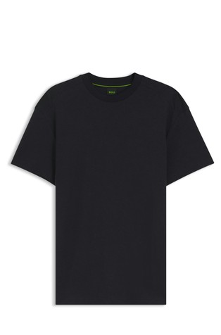 Relaxed fit majica kratkih rukava s vafl strukturom