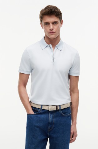 Performance regular fit polo majica s djelomičnim kopčanjem