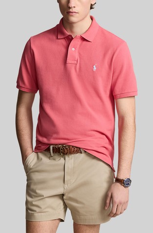 Slim fit pamučna polo majica
