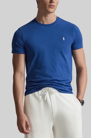 Custom Slim Fit Jersey Crewneck T-Shirt