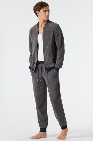 Sleep+Lounge - Men's striped lounge suit