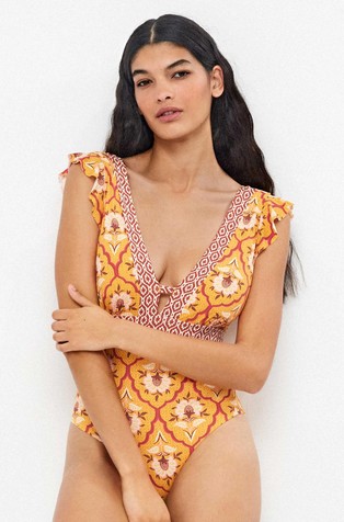 Jednodijelni kupaći kostim s uzorkom