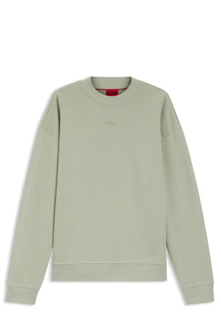 Cotton-terry sweatshirt with logo print
