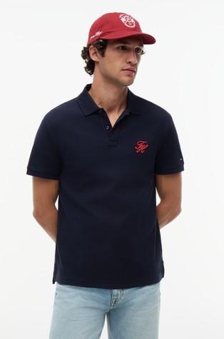 Regular fit logo polo majica kratkih rukava od pikéa