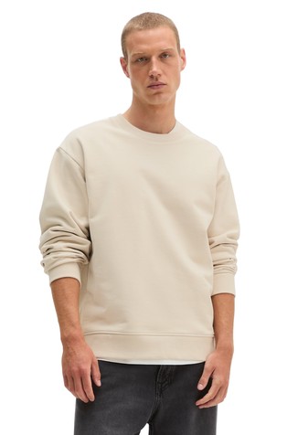 Relaxed sweatshirt in organic cotton