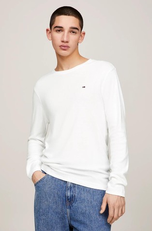 Slim fit majica dugih rukava od organskog pamuka