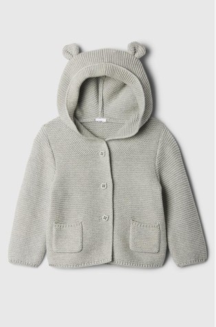 Bear kardigan s kapuljačom za novorođenčad