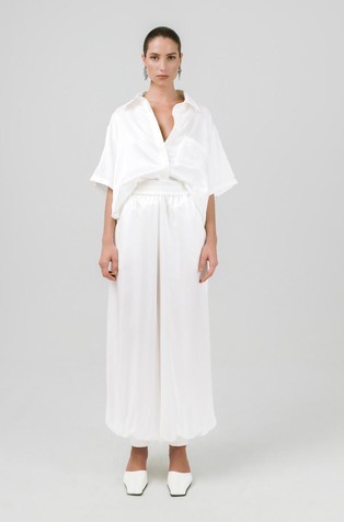 Izakova x lunilou Marea pants in satin