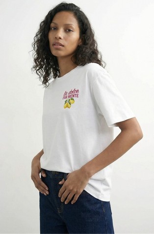 TSPREMIUM pamučna majica s otiskom sprijeda ili straga