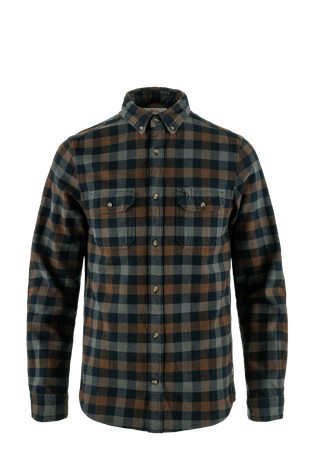 Skog slim fit flanelska košulja s kariranim uzorkom