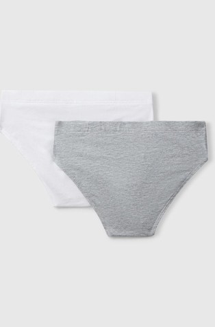 Two pairs of underwear in stretch cotton