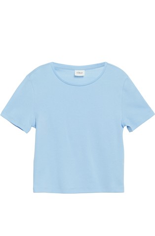 Cropped T-shirt in a slim fit