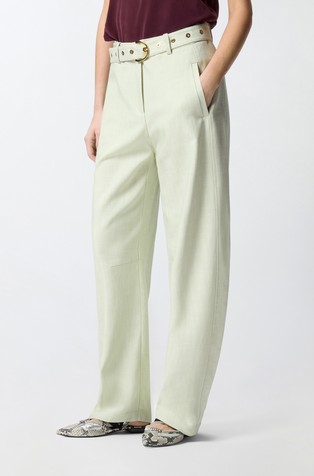Straight fit hlače s remenom