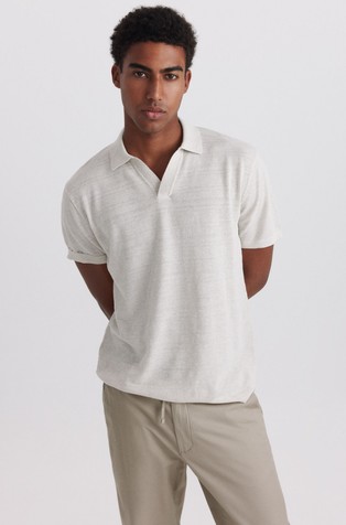 Resort link structure polo shirt