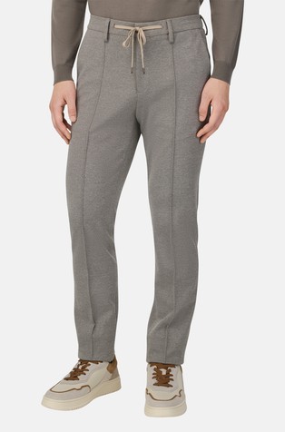 Jersey hlače od mješavine s pamukom