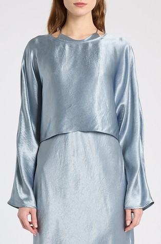 Lightweight satin blouse
