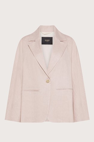 Straight fit sako s jednorednim kopčanjem