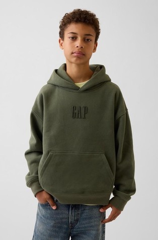 VintageSoft Relaxed Logo Hoodie