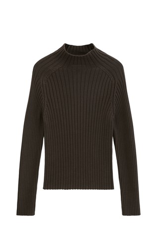 Mock neck sweater in cotton