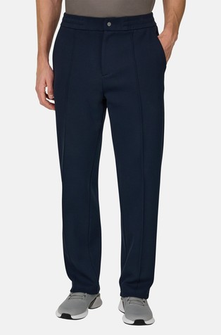 Cotton Blend Scuba Piqué Trousers