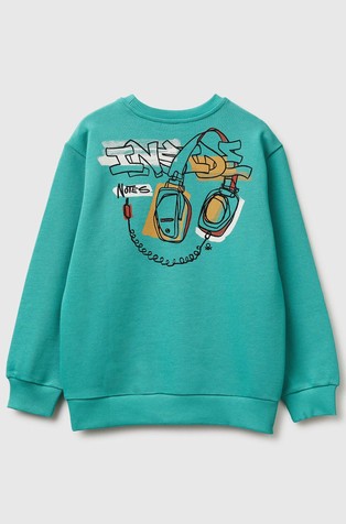 Pamučni pulover s otiskom sprijeda ili straga