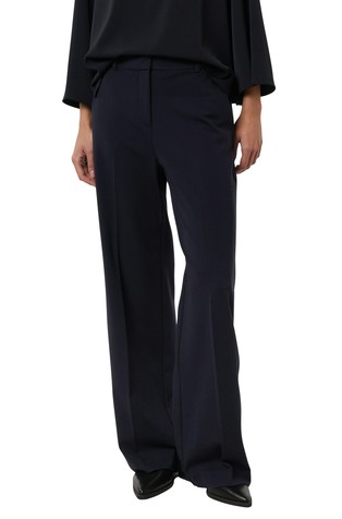 Hlače od mješavine viskoze sa širokim nogavicama