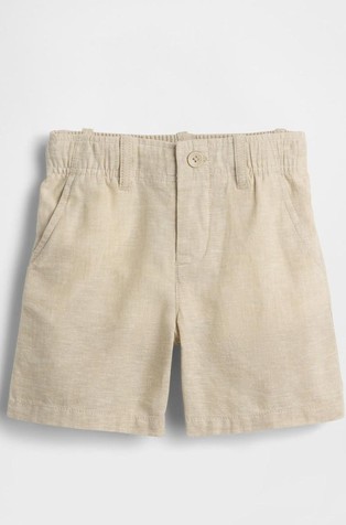 Kratke hlače od mješavine lana i pamuka za djecu dječake