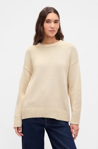 Ženski pamučni pleten pulover