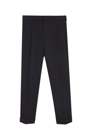 Slim fit hlače od mješavine vune