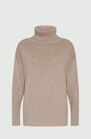 Labav pleten pulover s lurex vlaknima