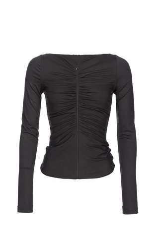 Majica dugih rukava od rastezljive viskoze