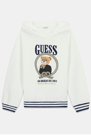 Pulover s kapuljačom i otiskom medvjedića