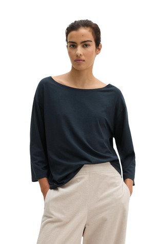Loose fit majica od mješavine modala