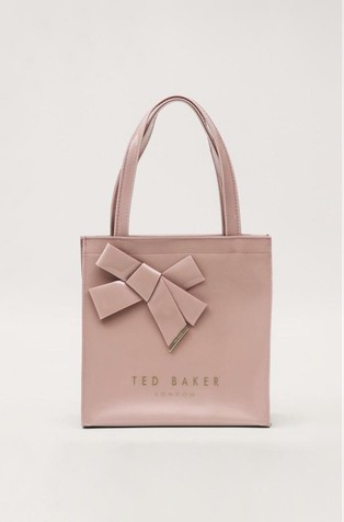 Manja tote torbica s mašnom i logotipom